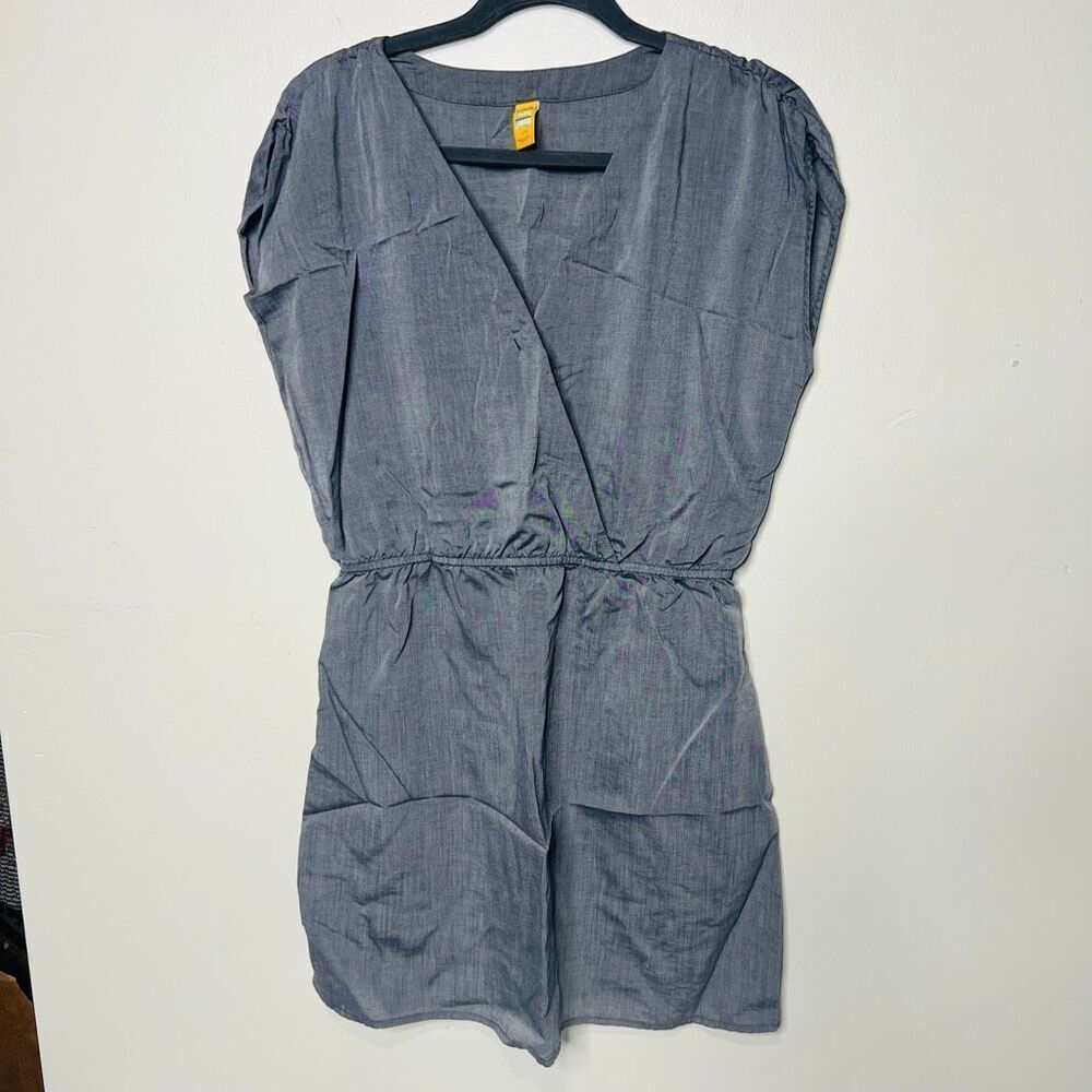 Lole Gray Muscle Sleeve Pullover Dress Sz Large